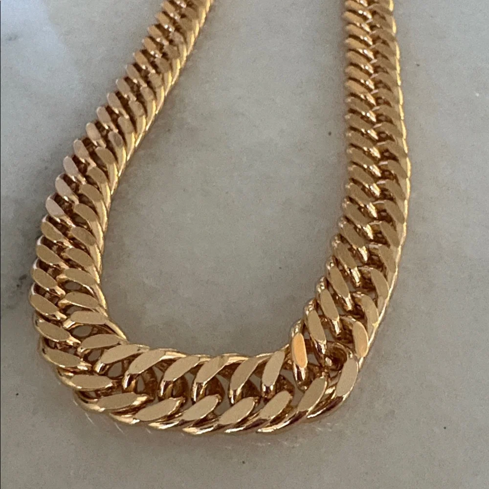 NEW  20” Miami Cuban link chain in Rose 14k Gold over stainless steel #59